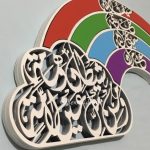 3D Rainbow Shaped Children Protection Dua Islamic Wall Art Room Decor