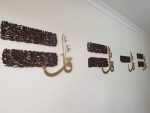 Set of Four Quls Islamic Calligraphy wall art, Surah Al Ikhlas Al Falaq An Nas Al Kafirun Home Decor, Set of 3 Quls brown gold colour