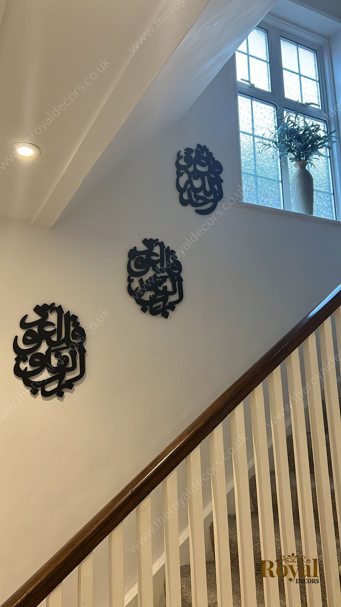 Set of 3 Qul Calligraphy Islamic Wall Art, Surah Al Ikhlas, Surah Al Falaq, Surah An Nas, Islamic Wall Decor, 3D modern and unique Wall art,