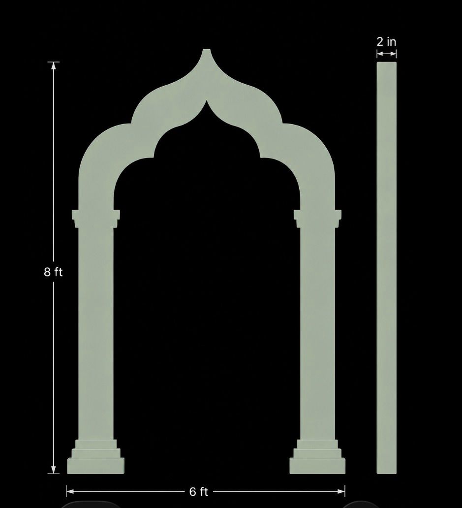 FreeStanding Arch 8x6 feet