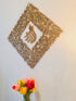 3D Ayatul Kursi Islamic Wall Art, Diamond Shape MDF Decor, Eid Gift