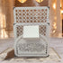 Prayer Rug Holder, Prayer Mat & Quran Holder, Moroccon Pattern Prayer room decor, Islamic Home Decor, Prayer room ideas, Ramadan Decor